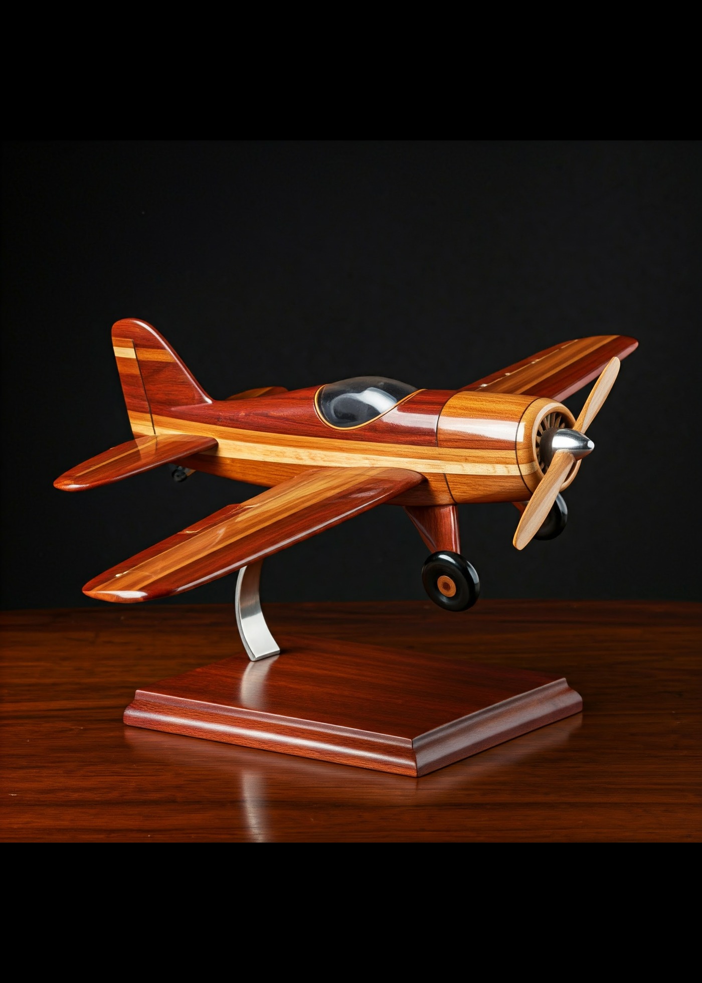 wooden airplane